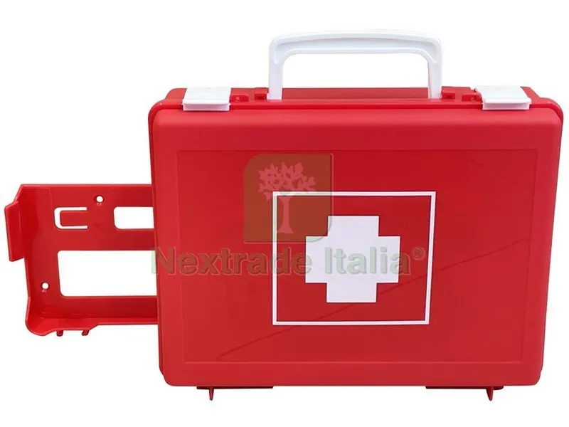VALIGETTA PRONTO SOCCORSO IN POLIPROPILENE cm. 25x9x19 h col. rosso - ALLE — Pile e batterie — rif. FERX.VIT49659 — foto 2 VALIGETTA PRONTO SOCCORSO IN POLIPROPILENE cm. 25x9x19 h col. rosso - ALLE — Pile e batterie — rif. FERX.VIT49659 — foto 2