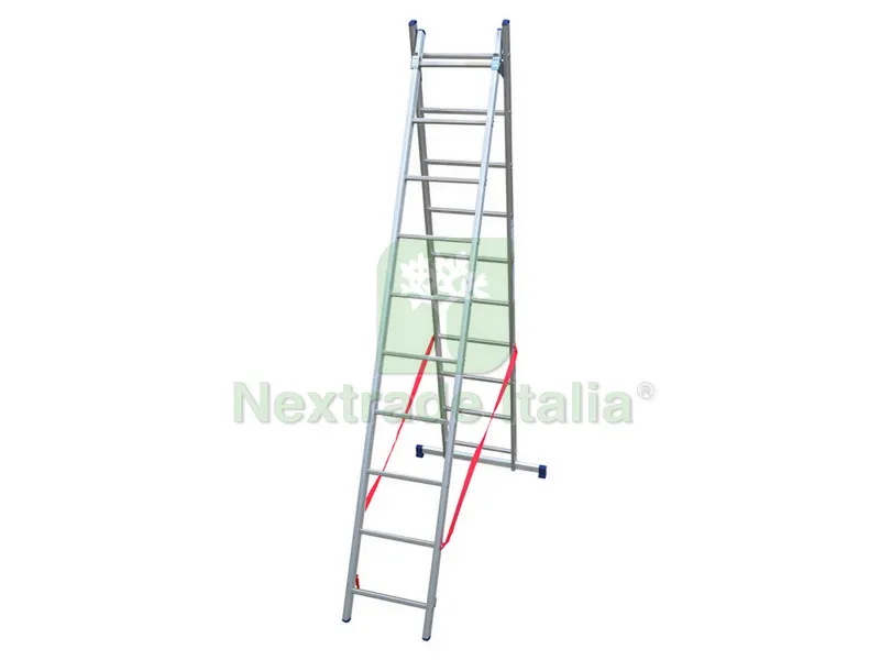SCALA IN ALLUMINIO A 2 ELEMENTI STILO Gradini N°2x 8 H max cm. 370 — Scale e sgabelli — rif. FERX.VIT35201 SCALA IN ALLUMINIO A 2 ELEMENTI STILO Gradini N°2x 8 H max cm. 370 — Scale e sgabelli — rif. FERX.VIT35201