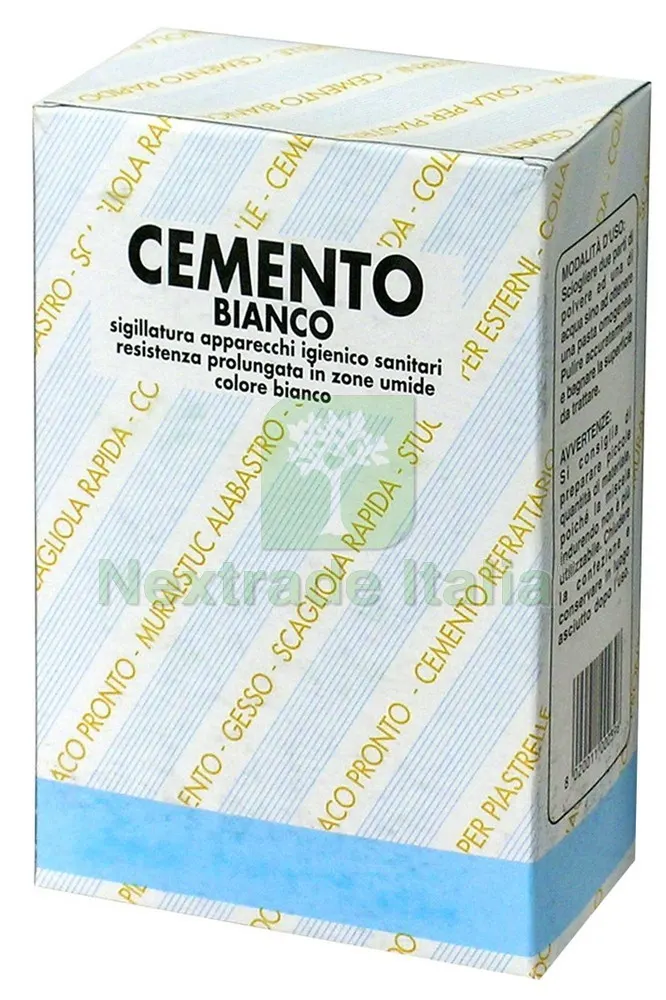 12PZ CEMENTO IN POLVERE BIANCO kg. 1 — Cemento, malte e collanti edili — rif. FERX.VIT9654 12PZ CEMENTO IN POLVERE BIANCO kg. 1 — Cemento, malte e collanti edili — rif. FERX.VIT9654
