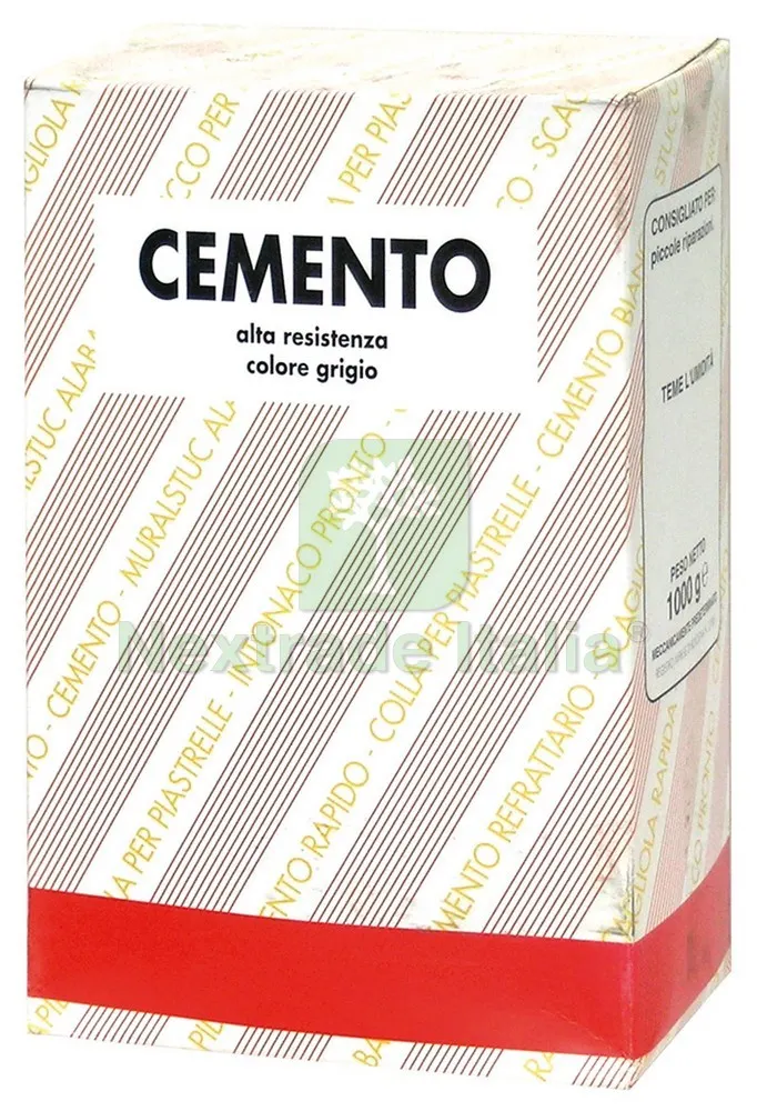 4PZ CEMENTO IN POLVERE GRIGIO kg. 5 — Cemento, malte e collanti edili — rif. FERX.VIT15660