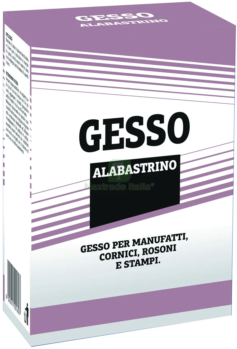 12PZ GESSO ALABASTRINO kg. 1 — Cemento, malte e collanti edili — rif. FERX.VIT57620 12PZ GESSO ALABASTRINO kg. 1 — Cemento, malte e collanti edili — rif. FERX.VIT57620