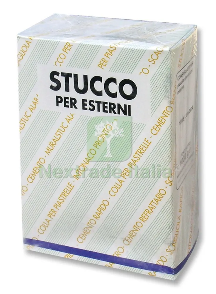 12PZ STUCCO IN POLVERE PER ESTERNI kg. 1 — Stucchi e rasanti — rif. FERX.VIT24287