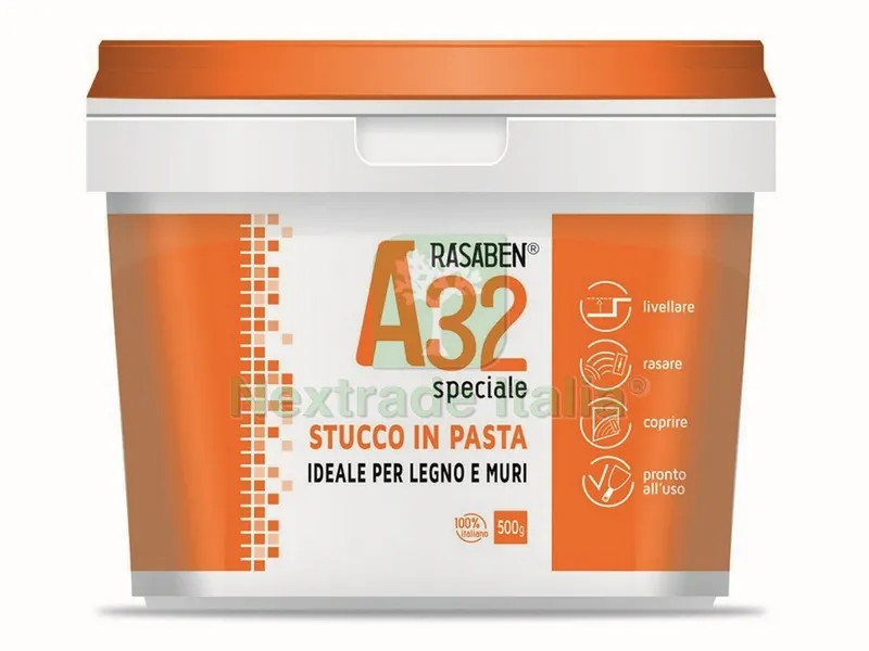 STUCCO IN PASTA PER LEGNO E MURI A32 SPECIALE kg.20 — Stucchi e rasanti — rif. FERX.VIT47423