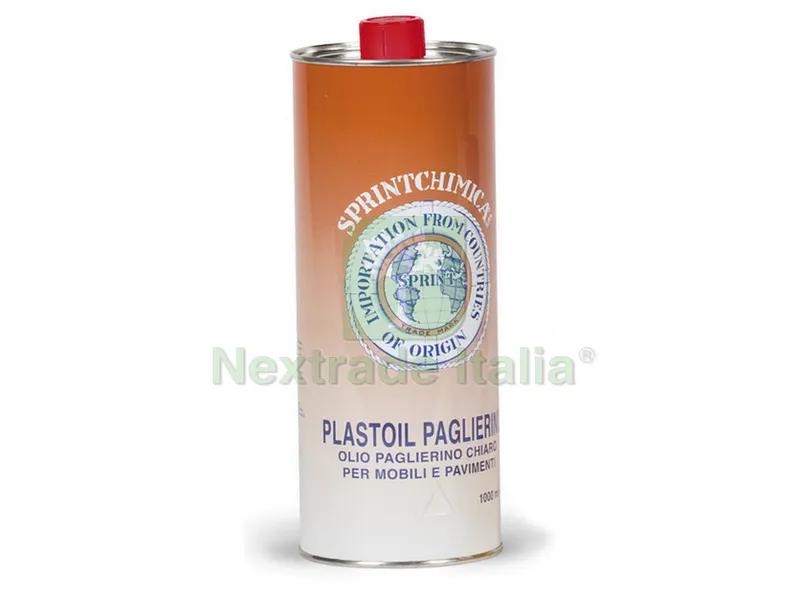 12PZ OLIO PAGLIERINO CHIARO PLASTOIL lt. 1 — Attrezzi da giardino — rif. FERX.VIT40409