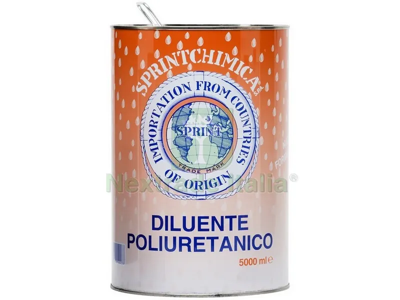 4PZ DILUENTE POLIURETANICO MEDIO lt. 5 — Diluenti e solventi — rif. FERX.VIT50465