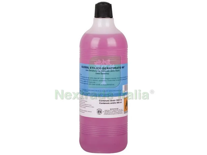 12PZ ALCOOL ETILICO DENATURATO 90% lt. 1 — Scarichi e sifoni — rif. FERX.VIT52182