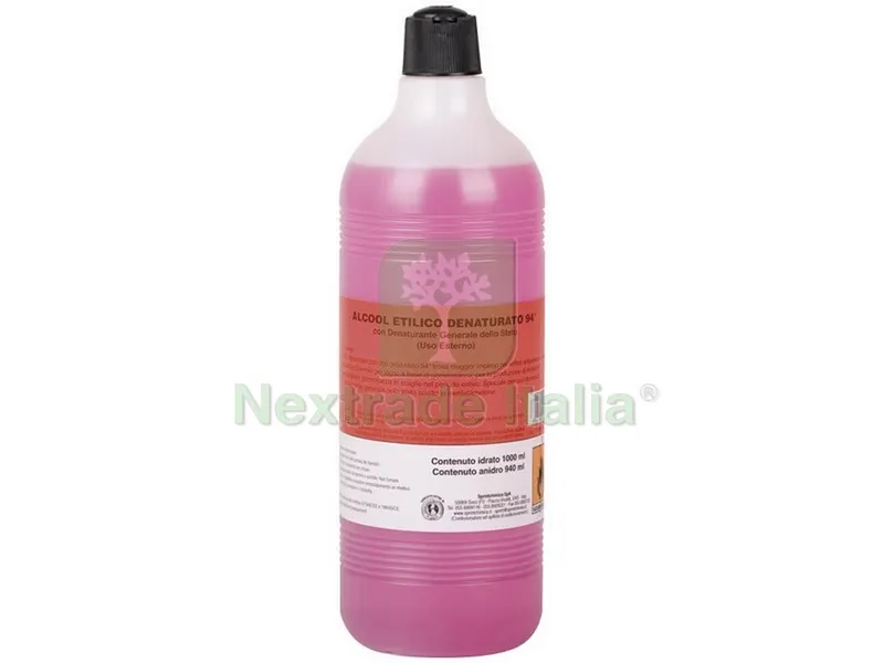 12PZ ALCOOL ETILICO DENATURATO 94% lt. 1 — Scarichi e sifoni — rif. FERX.VIT52181