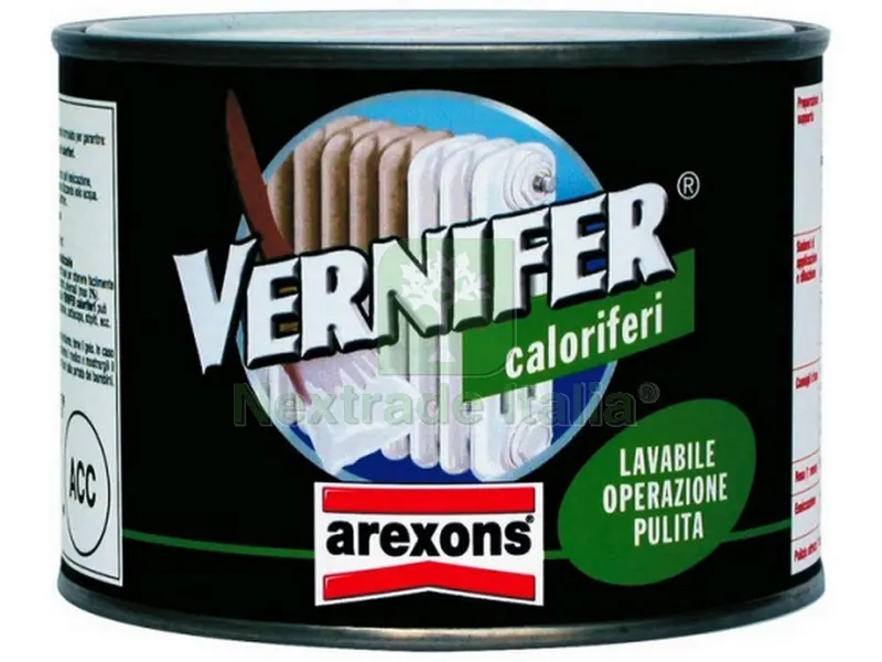 VERNICE VERNIFER CALORIFERI ML. 500 Bianco satinato — Vernici e smalti — rif. FERX.VIT50143 VERNICE VERNIFER CALORIFERI ML. 500 Bianco satinato — Vernici e smalti — rif. FERX.VIT50143