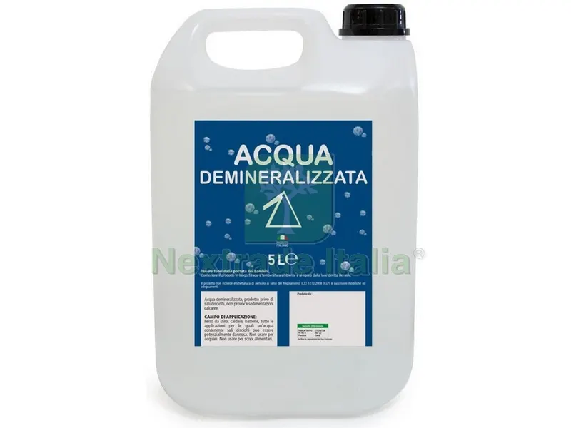 4PZ ACQUA DEMINERALIZZATA lt. 5 — Spatole e attrezzi per stesura — rif. FERX.VIT52203 4PZ ACQUA DEMINERALIZZATA lt. 5 — Spatole e attrezzi per stesura — rif. FERX.VIT52203