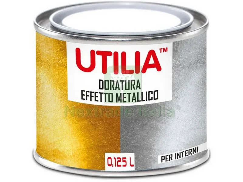 6PZ DORATURA PER INTERNI ml. 125 col. Oro ricco — Vernici e smalti — rif. FERX.VIT44885 6PZ DORATURA PER INTERNI ml. 125 col. Oro ricco — Vernici e smalti — rif. FERX.VIT44885