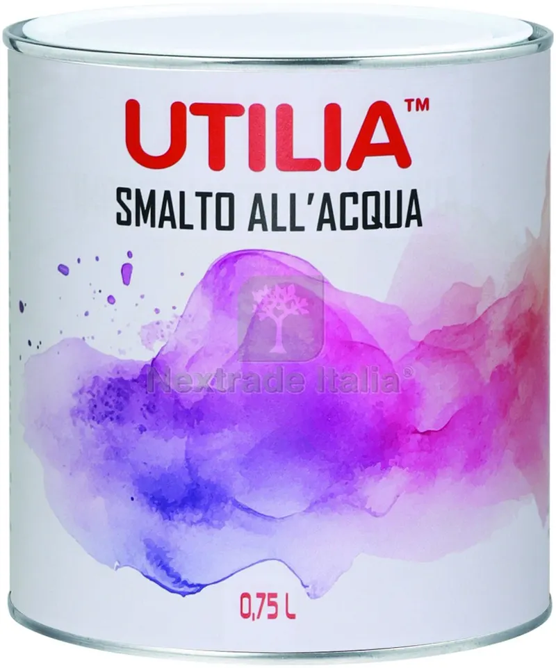 6PZ SMALTO ALL'ACQUA ml. 750 Nero lucido — Vernici e smalti — rif. FERX.VIT59509
