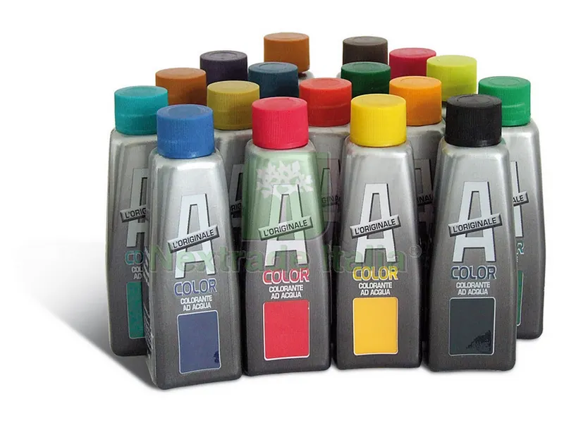 12PZ TONALIZZATORE PER IDROPITTURE Acolor 50 (ml. 45) col. Rosso (N° 2) — Tonalizzatori e finiture legno — rif. FERX.VIT12679