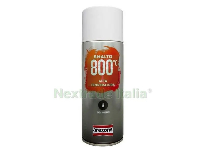 6PZ VERNICE SPRAY SMALTO 800 °C ALTA TEMPERATURA ml. 400 Bianco — Bombolette e vernici spray — rif. FERX.VIT39323 6PZ VERNICE SPRAY SMALTO 800 °C ALTA TEMPERATURA ml. 400 Bianco — Bombolette e vernici spray — rif. FERX.VIT39323