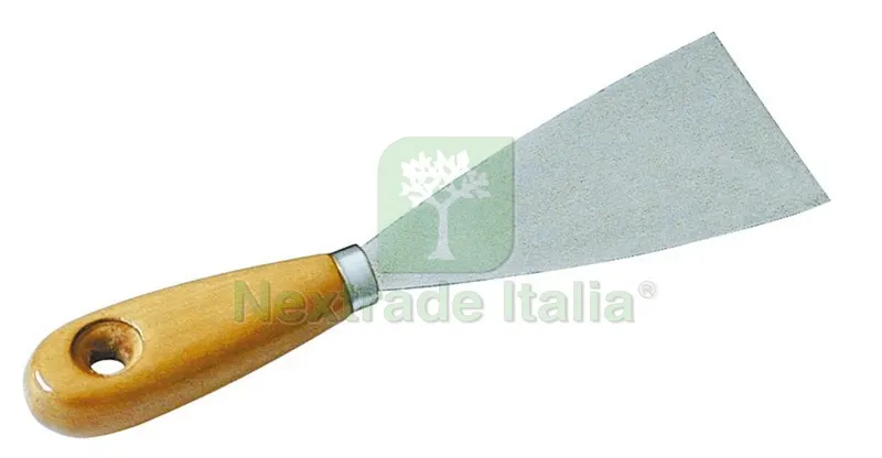 12PZ Spatola per Stucco Manico in Legno mm. 50 — Attrezzi da giardino — rif. FERX.VIT8602 12PZ Spatola per Stucco Manico in Legno mm. 50 — Attrezzi da giardino — rif. FERX.VIT8602