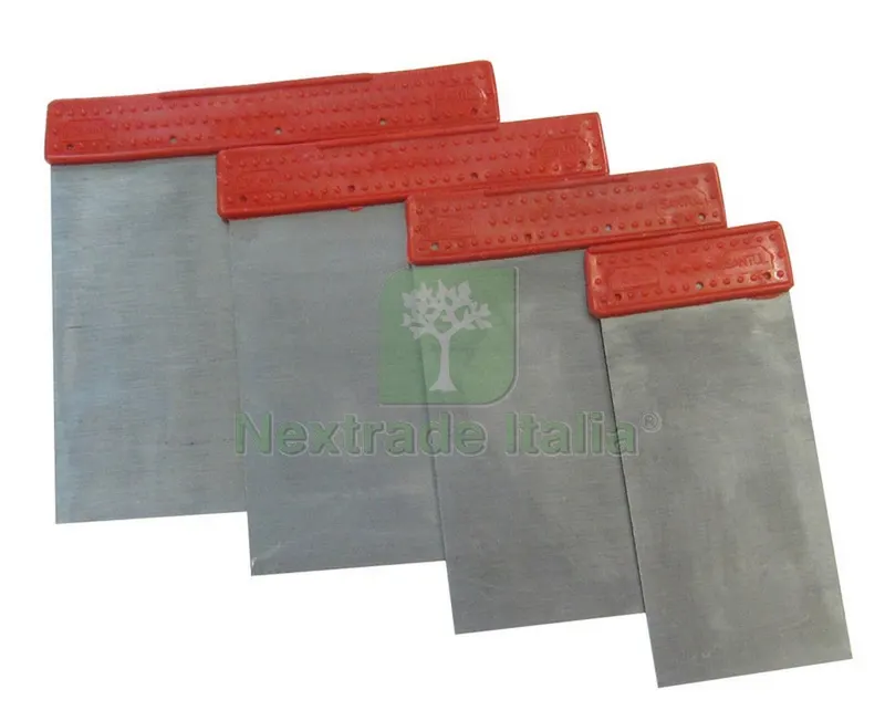10CF SET SPATOLE MOD. GIAPPONESE 4 PZ. mm. 50-80-100-120 — Spatole e attrezzi per stesura — rif. FERX.VIT21716
