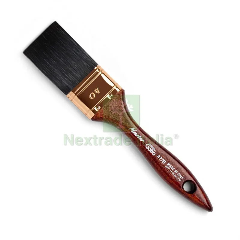 12PZ PENNELLESSA PROFESSIONALE SETOLA NERA mm. 50 — Pennelli e rulli — rif. FERX.VIT12309