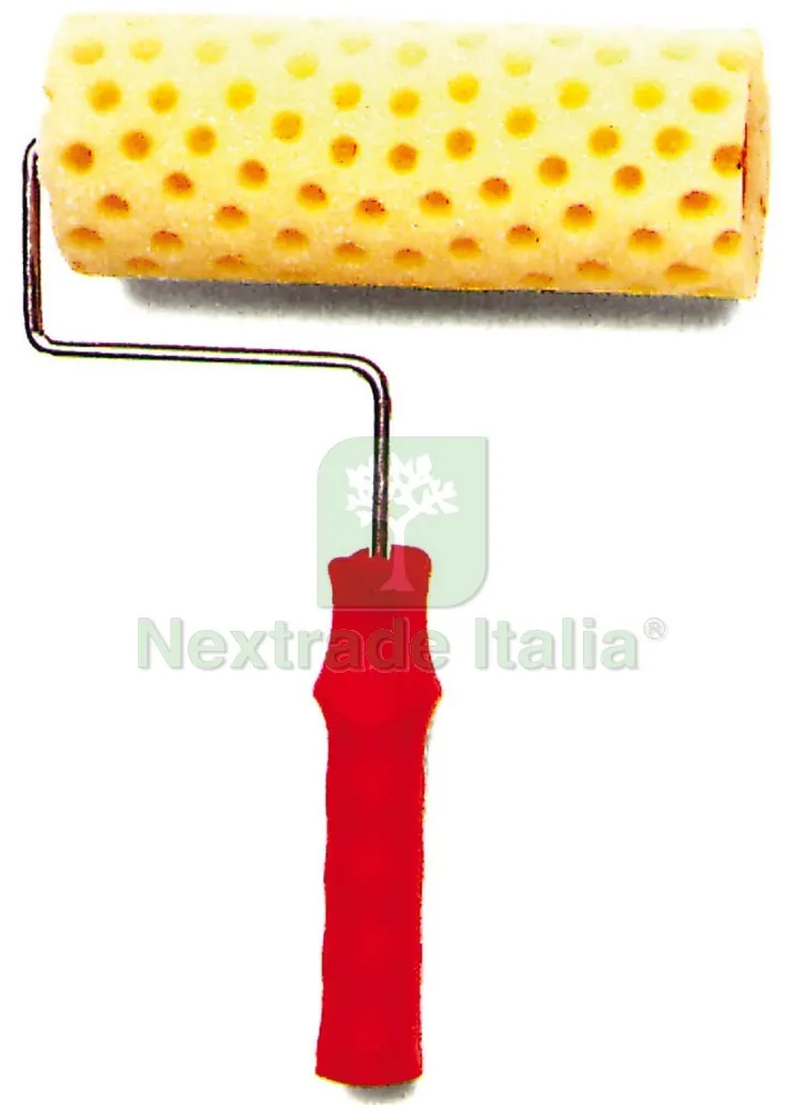 RULLO IN SPUGNA A NIDO D'APE CON MANICO mm. 200 — Pennelli e rulli — rif. FERX.VIT12305