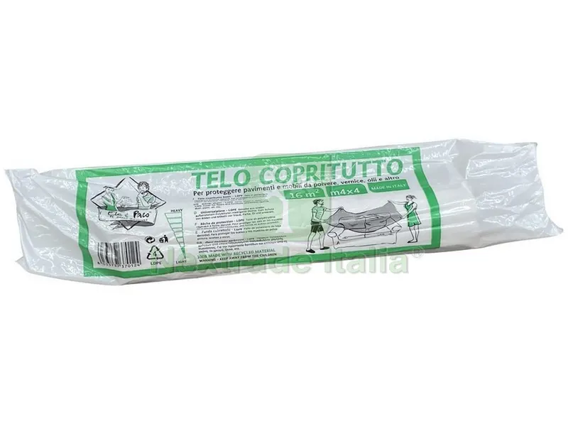 70PZ TELO COPRITUTTO A ROTOLO mq. 16 — Teli e film di protezione — rif. FERX.VIT52453