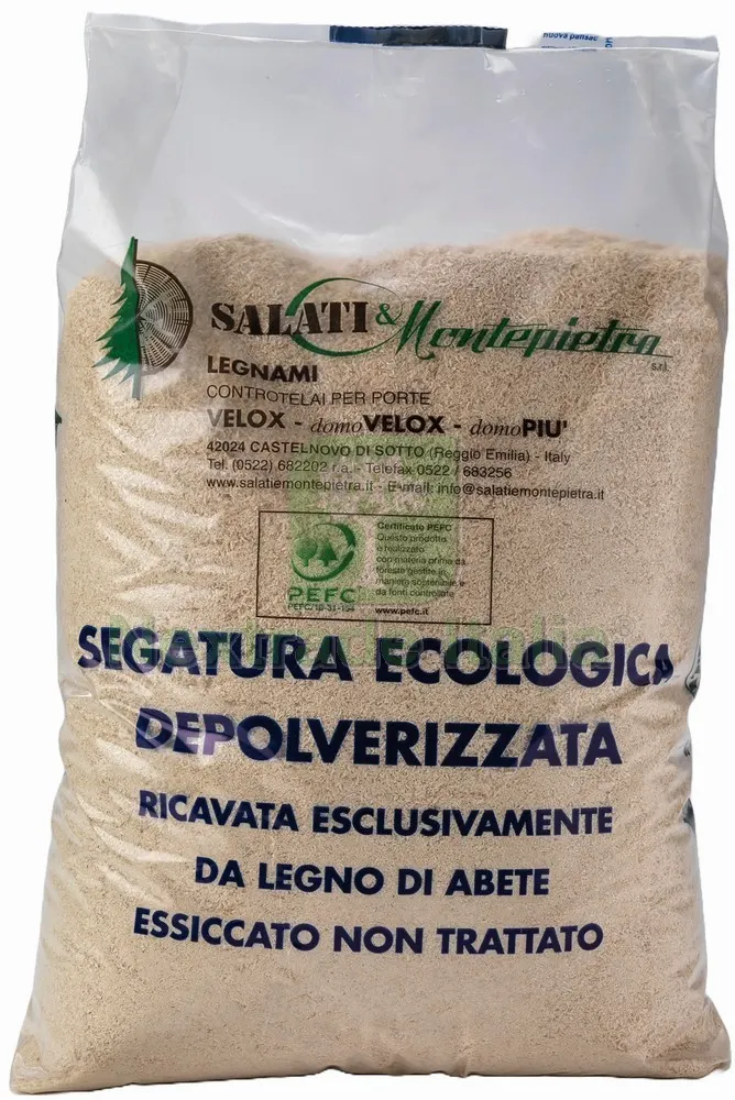 SEGATURA ECOLOGICA IN SACCHI kg. 5 — Misurazione e taglio manuale — rif. FERX.VIT56149 SEGATURA ECOLOGICA IN SACCHI kg. 5 — Misurazione e taglio manuale — rif. FERX.VIT56149