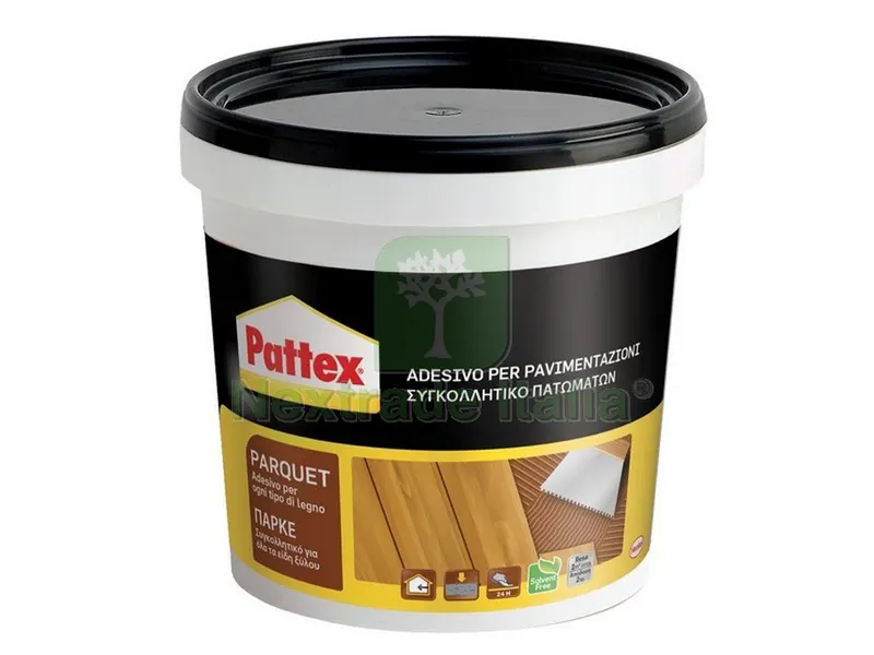 COLLA PATTEX PER PARQUET gr. 850 — Pannelli e tavole in legno — rif. FERX.VIT33435 COLLA PATTEX PER PARQUET gr. 850 — Pannelli e tavole in legno — rif. FERX.VIT33435