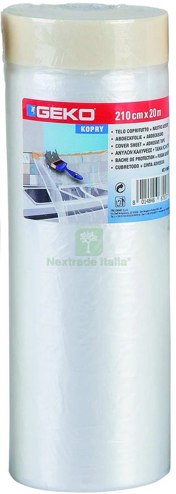 FILM PER MASCHERATURA + NASTRO ADESIVO CM. 55 X 20 MT espositore 32 pezzi — Adesivi e sigillanti — rif. FERX.VIT58404 FILM PER MASCHERATURA + NASTRO ADESIVO CM. 55 X 20 MT espositore 32 pezzi — Adesivi e sigillanti — rif. FERX.VIT58404