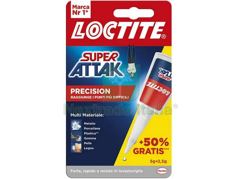 24PZ Colla Super Attak gr. 5 + gr. 2,5 omaggio — Adesivi e sigillanti — rif. FERX.VIT37448 24PZ Colla Super Attak gr. 5 + gr. 2,5 omaggio — Adesivi e sigillanti — rif. FERX.VIT37448