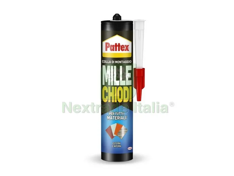 Colla Pattex Mille Chiodi Resistente Acqua cartuccia gr. 450 — Chiodi e graffe — rif. FERX.VIT47969