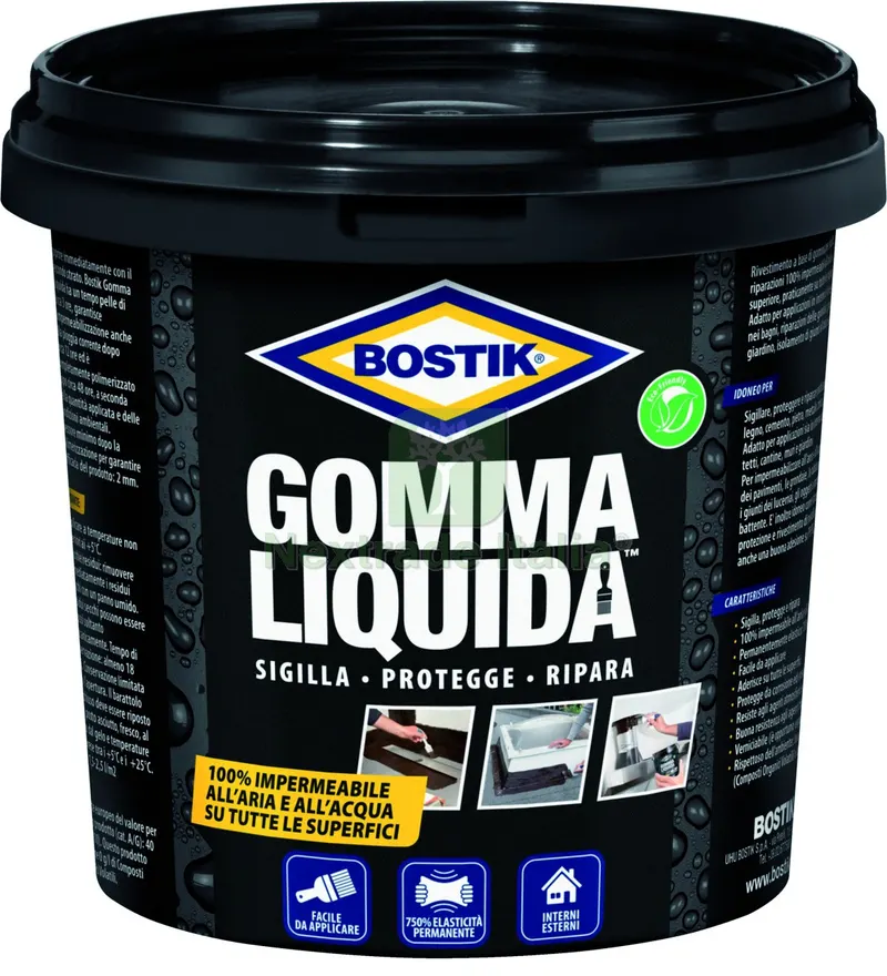 Uhu Bison GOMMA LIQUIDA BOSTIK ml. 750 — Adesivi e sigillanti — rif. FERX.VIT58706