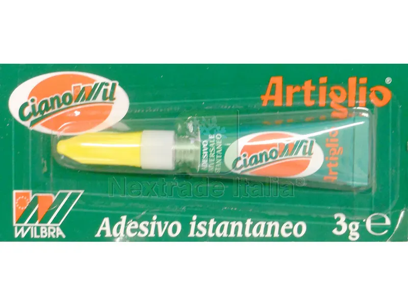 12PZ Colla Cianowil gr. 3 — Adesivi e sigillanti — rif. FERX.VIT39377 12PZ Colla Cianowil gr. 3 — Adesivi e sigillanti — rif. FERX.VIT39377