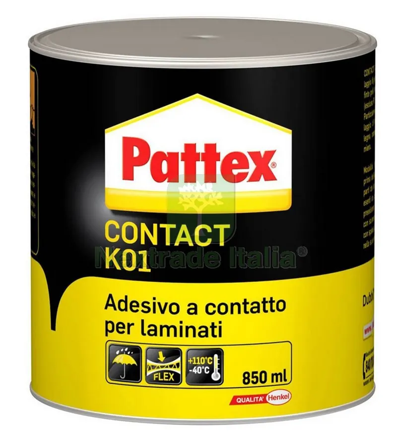 COLLA PATTEX CONTACT K01 ml. 850 — Adesivi e sigillanti — rif. FERX.VIT28712 COLLA PATTEX CONTACT K01 ml. 850 — Adesivi e sigillanti — rif. FERX.VIT28712