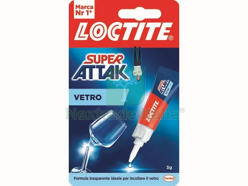COLLA SUPER ATTAK VETRO gr. 3 — Adesivi e sigillanti — rif. FERX.VIT2587 COLLA SUPER ATTAK VETRO gr. 3 — Adesivi e sigillanti — rif. FERX.VIT2587