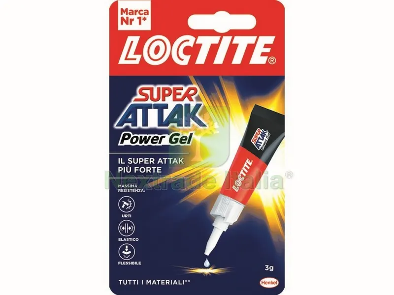 24PZ COLLA SUPER ATTAK POWER FLEX GEL gr. 3 — Adesivi e sigillanti — rif. FERX.VIT25740 24PZ COLLA SUPER ATTAK POWER FLEX GEL gr. 3 — Adesivi e sigillanti — rif. FERX.VIT25740