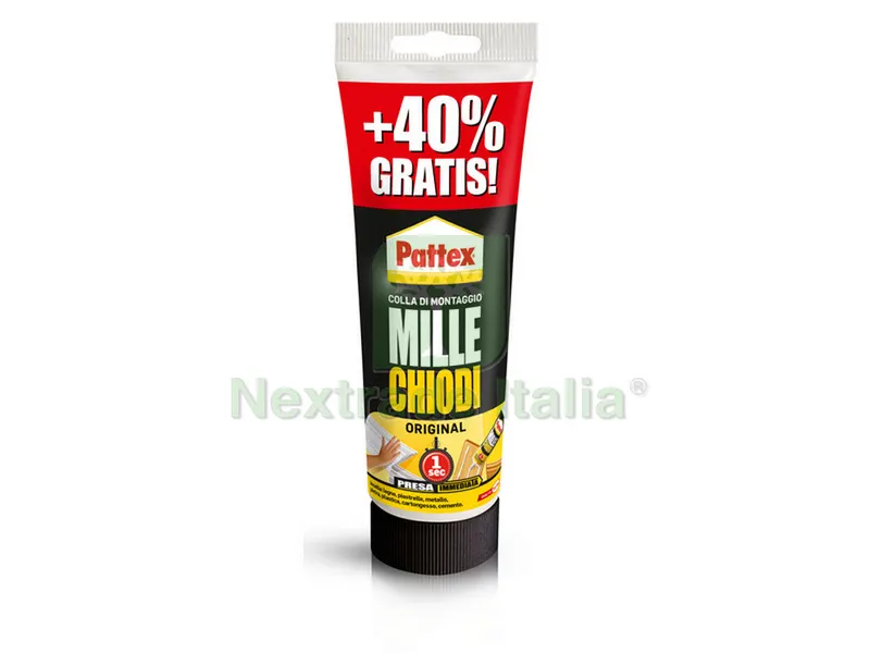 12PZ Colla Pattex Mille Chiodi Original Tubo GR.250+100 Omaggio — Chiodi e graffe — rif. FERX.VIT35573 12PZ Colla Pattex Mille Chiodi Original Tubo GR.250+100 Omaggio — Chiodi e graffe — rif. FERX.VIT35573