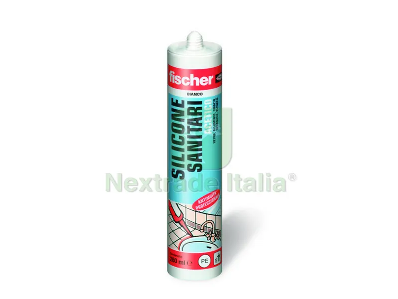25PZ SILICONE ACETICO PER SANITARI ml. 280 - Bianco — Adesivi e sigillanti — rif. FERX.VIT35939 25PZ SILICONE ACETICO PER SANITARI ml. 280 - Bianco — Adesivi e sigillanti — rif. FERX.VIT35939