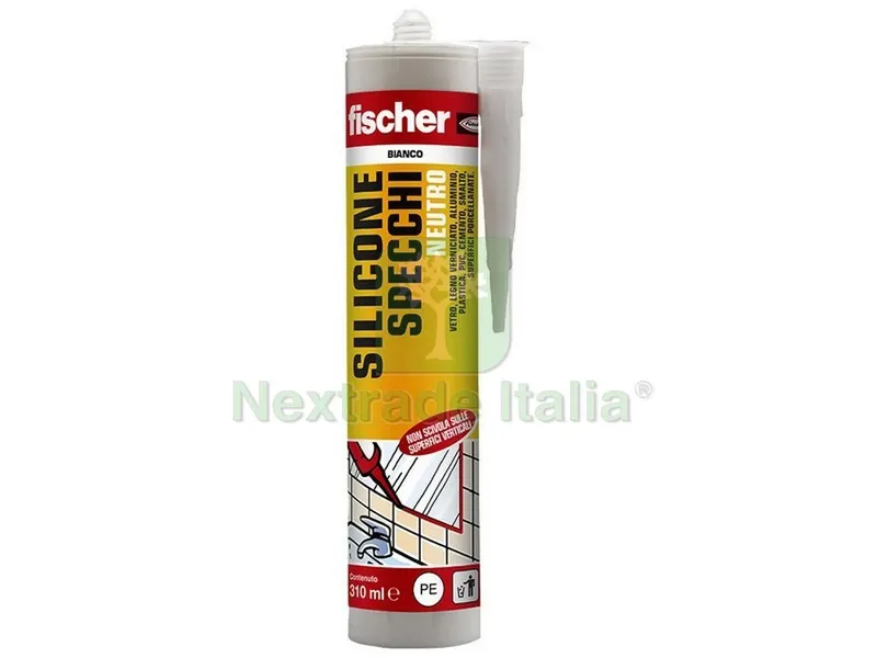 12PZ SILICONE SPECCHI ml. 310 - col. Bianco — Adesivi e sigillanti — rif. FERX.VIT49626 12PZ SILICONE SPECCHI ml. 310 - col. Bianco — Adesivi e sigillanti — rif. FERX.VIT49626