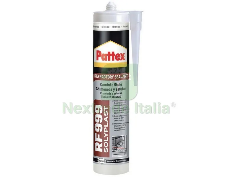 SIGILLANTE REFRATTARIO PATTEX RF999 ml. 310 - Grigio — Adesivi e sigillanti — rif. FERX.VIT51312 SIGILLANTE REFRATTARIO PATTEX RF999 ml. 310 - Grigio — Adesivi e sigillanti — rif. FERX.VIT51312