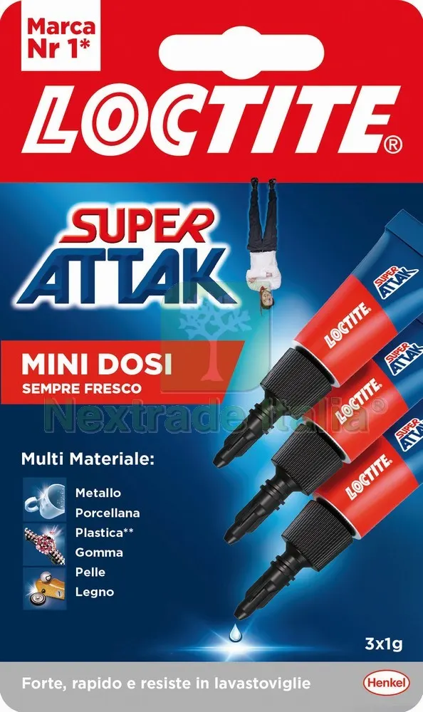 24PZ COLLA SUPER ATTAK MINI DOSI 3x1 gr. — Adesivi e sigillanti — rif. FERX.VIT55793 24PZ COLLA SUPER ATTAK MINI DOSI 3x1 gr. — Adesivi e sigillanti — rif. FERX.VIT55793