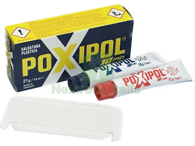 6PZ Colla Epossidica Poxipol 10 MIN ml. 14 Col. Grigio — Adesivi e sigillanti — rif. FERX.VIT53725