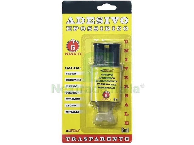 12PZ Adesivo Epossidico in Siringa ml. 6 — Adesivi e sigillanti — rif. FERX.VIT53735 12PZ Adesivo Epossidico in Siringa ml. 6 — Adesivi e sigillanti — rif. FERX.VIT53735