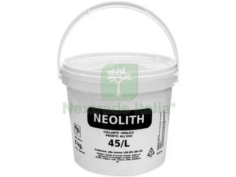 Colla Acetovinilica Neolith 45/L kg. 5 — Adesivi e sigillanti — rif. FERX.VIT52573 Colla Acetovinilica Neolith 45/L kg. 5 — Adesivi e sigillanti — rif. FERX.VIT52573