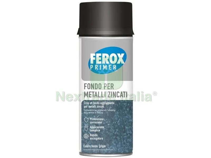 6PZ Ferox Fondo Aggrappante per Metalli Zincati ml.400 — Vernici e smalti — rif. FERX.VIT55234