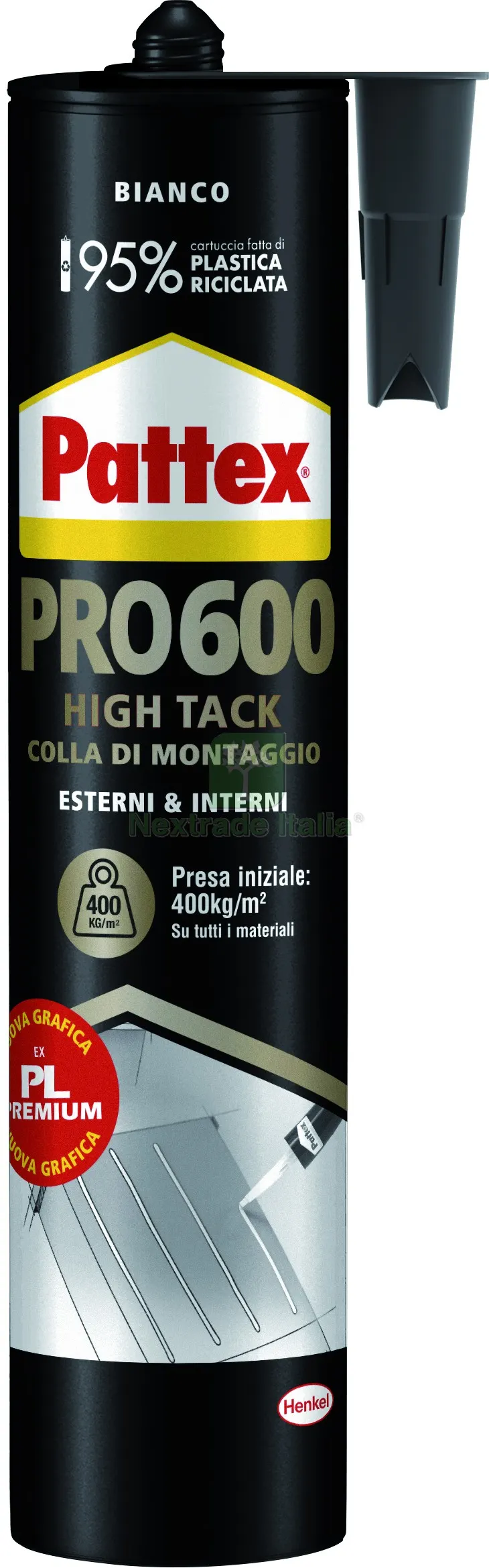 Colla di Montaggio Pattex Pro 600 gr. 440 — Adesivi e sigillanti — rif. FERX.VIT58393