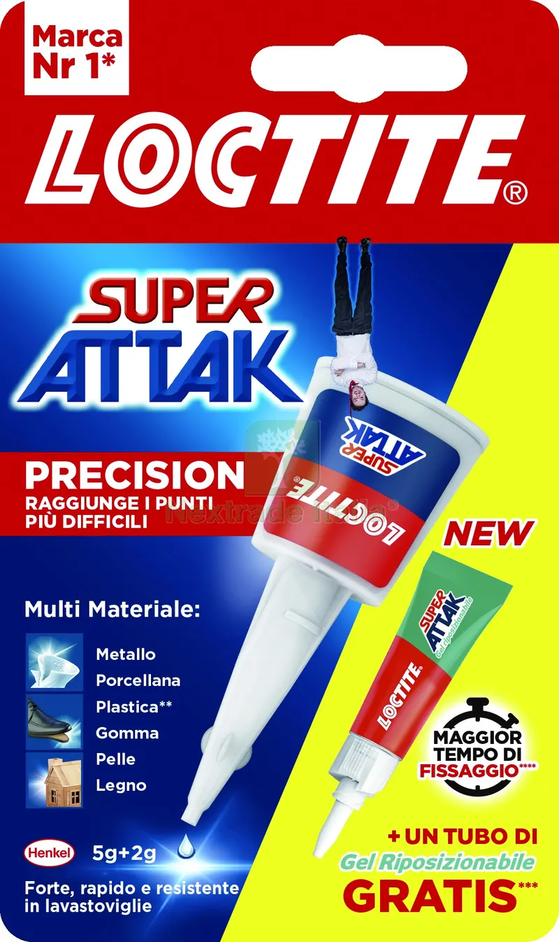 24PZ Colla Super Attak Precision GR.5+ATTAK GEL Riposizionabile GR.2 — Adesivi e sigillanti — rif. FERX.VIT58801 24PZ Colla Super Attak Precision GR.5+ATTAK GEL Riposizionabile GR.2 — Adesivi e sigillanti — rif. FERX.VIT58801