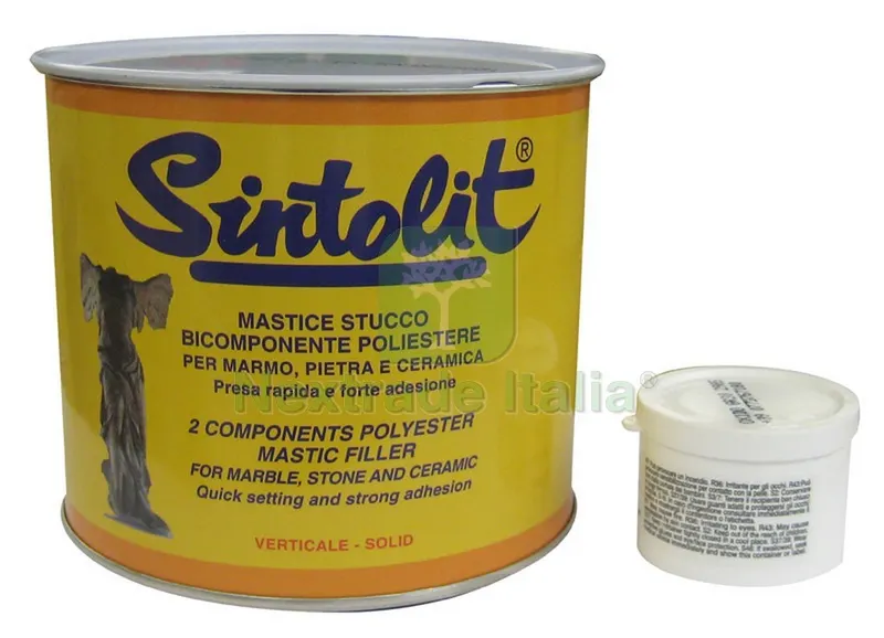 SINTOLIT MARMO VERTICALE ml. 175 - Bianco — Stucchi e rasanti — rif. FERX.VIT12505
