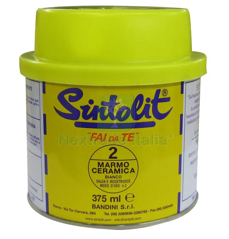 SINTOLIT MARMO FAI DA TE ml. 375 - Bianco — Stucchi e rasanti — rif. FERX.VIT29034