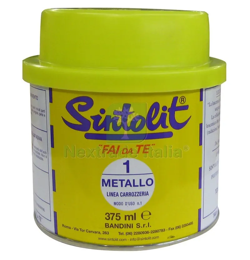 SINTOLIT METALLO FAI DA TE ml. 375 — Stucchi e rasanti — rif. FERX.VIT29032