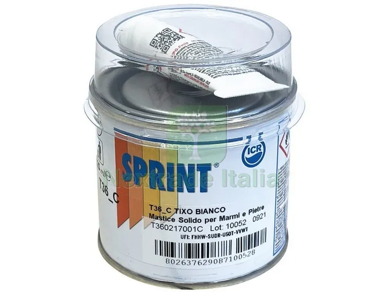 18PZ STUCCO PER MARMO BIANCO ml. 125 — Stucchi e rasanti — rif. FERX.VIT24396