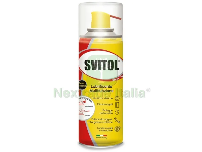 SPRAY LUBRIFICANTE SVITOL SUPER ml. 200 — Lubrificanti e oli — rif. FERX.VIT5780 SPRAY LUBRIFICANTE SVITOL SUPER ml. 200 — Lubrificanti e oli — rif. FERX.VIT5780