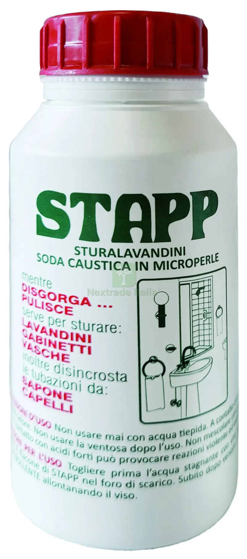 12PZ STURALAVANDINI SODA IN MICROPERLE ''STAPP'' gr. 250 — Scarichi e sifoni — rif. FERX.VIT59865 12PZ STURALAVANDINI SODA IN MICROPERLE ''STAPP'' gr. 250 — Scarichi e sifoni — rif. FERX.VIT59865