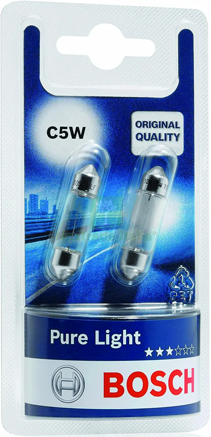 2 Lampadine Luce Targa Auto 'C5W' — Illuminazione — rif. FERX.VIT58913 2 Lampadine Luce Targa Auto 'C5W' — Illuminazione — rif. FERX.VIT58913